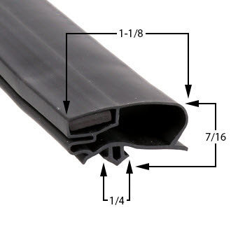 Door Gasket 29-7/8x62-13/16 | ANTHONY INTERN 02-21804-2009