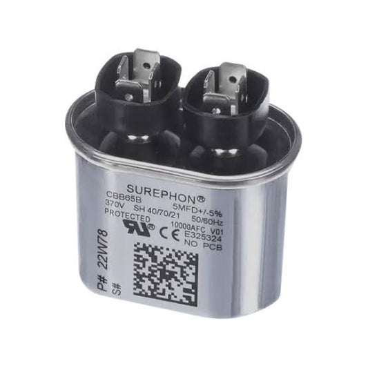 Run Cap 5MFD 370V Oval | Lennox 22W78