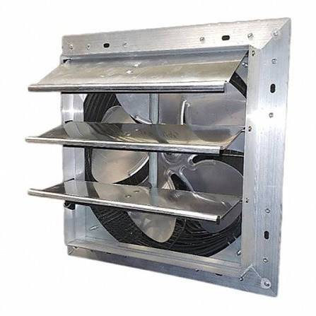 10" Shutter-Mounted Fan | Dayton 484X37