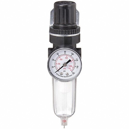 1/4" NPT 14 CFM FRL Regulator | Speedaire 4ZK76