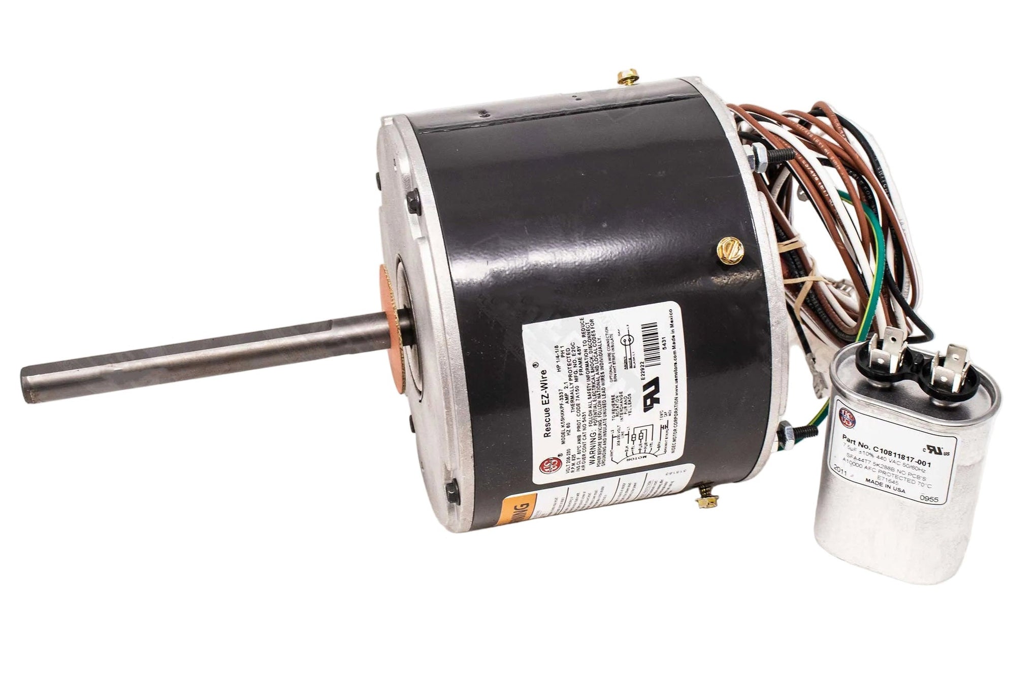 1/8HP 825RPM 230V Motor | NIDEC 5431