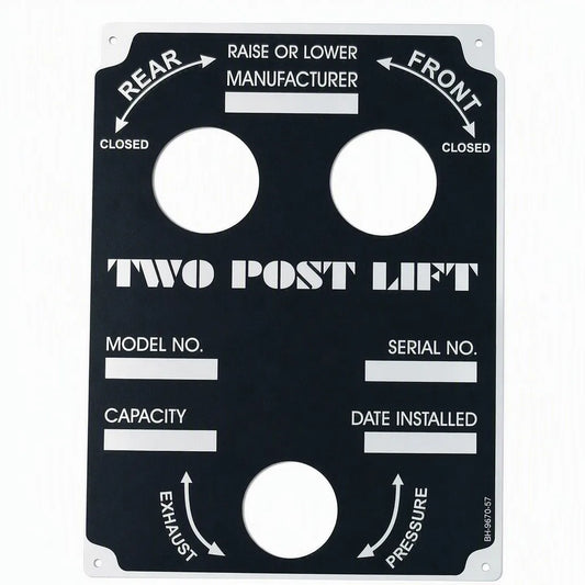 Weaver Nameplate Std (BH-9670-57)