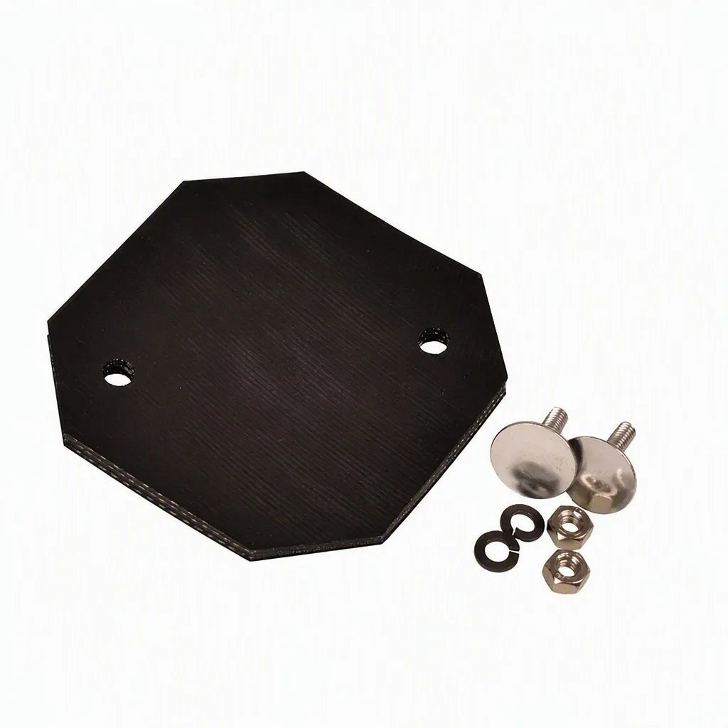 Western Rubber Arm Pad Hex Shape W/Screws (BH-7771-32)