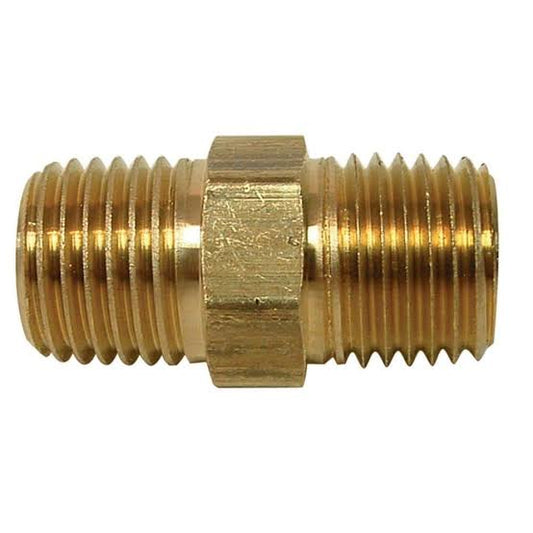 1/4" NPT Threaded Brass Nipple | The Coats Company 8182366
