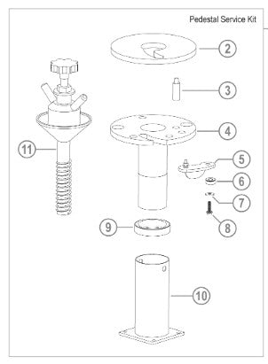Pedestal Service Kit | The Coats Company 85612736