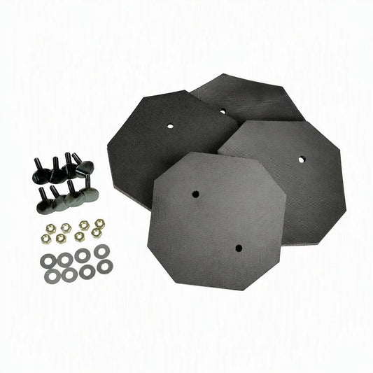 Rubber Pad Kit (4) Heavy Duty Style Challenger (BH-7225-01K)