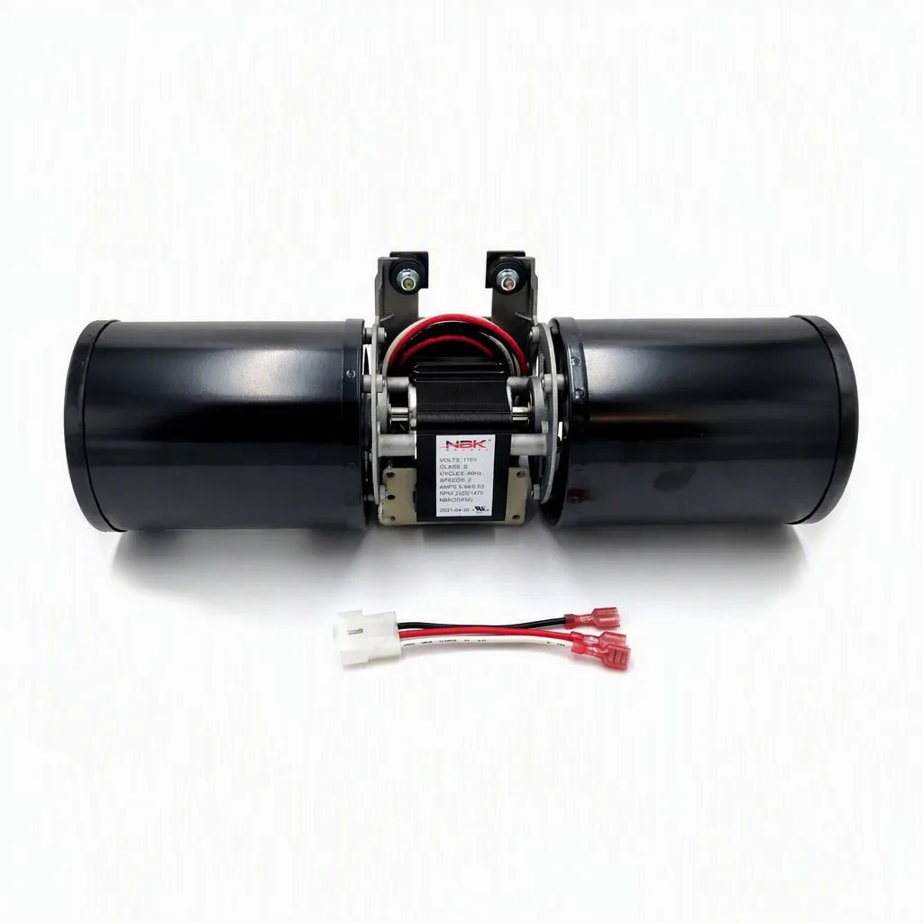 QUADRAFIRE Blower Motor, Double Fan 2\" Speed (812-3370)