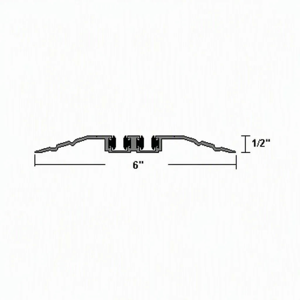 Stanley 6\" Tapered Threshold (515260)