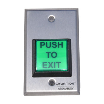 Push Button W/ Faceplates | Securitron PB2E