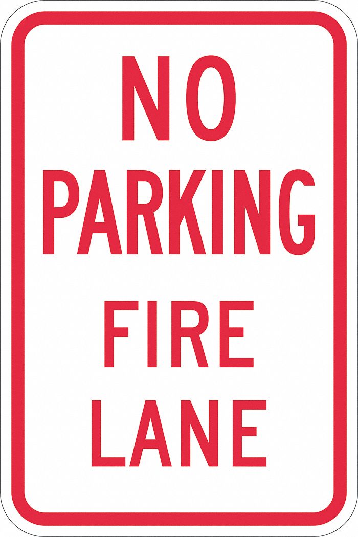 No Parking Fire Lane Sign | LYLE T11069EG12X18