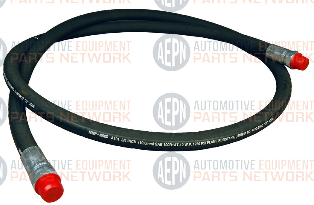 3/4" ID Hydraulic Hose 108" | All Hoists 3/4" NPT Fore & Aft | SVI BH-9815