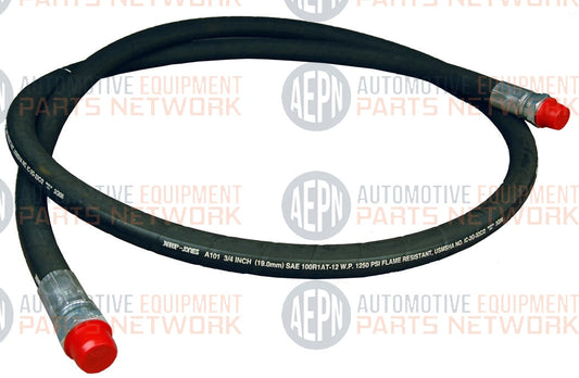 3/4" ID Hydraulic Hose 108" | All Hoists 3/4" NPT Fore & Aft | SVI BH-9815
