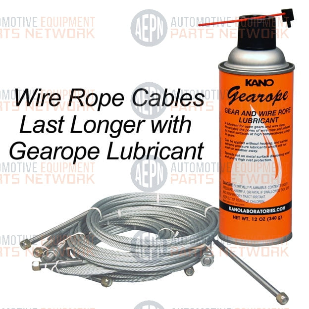 Gearope-Wire Rope Cables Last Longer | All Hoists 12 oz. can | SVI  BH-9970-03
