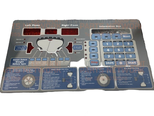TOUCH PANEL FOR 1250 2D/3D (NOT 3DV) | COATS 85010013